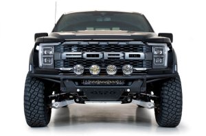 Ford F-150 Raptor Front Bumper - Addictive Desert Designs - ADD Pro Bolt-On - Hammer Black - `21-`22 Ford F-150 Raptor Front Bumper - Addictive Desert Designs - ADD Pro Bolt-On - Hammer Black - `21-`22